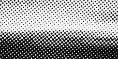 Distressed Halftone Dot Texture on White &ndash; Vintage Grunge Overlay, Pop Art Comic Pattern for Backgrounds or Print Projects