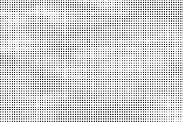 Distressed Halftone Dot Texture on White &ndash; Vintage Grunge Overlay, Pop Art Comic Pattern for Backgrounds or Print Projects