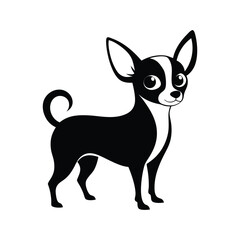a vector illustration of a cute dog.eps
