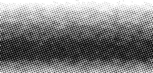 White Background with Distressed Black Halftone Dots &ndash; Vintage Comic Book Texture, Abstract Grunge Overlay for Posters, Flyers, and Web Design