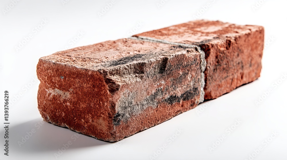 Poster high resolution rustic red brick texture detailed closeup photography building material design eleme