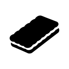 A Delicious DoubleStuffed Sandwich Cookie Icon Graphic