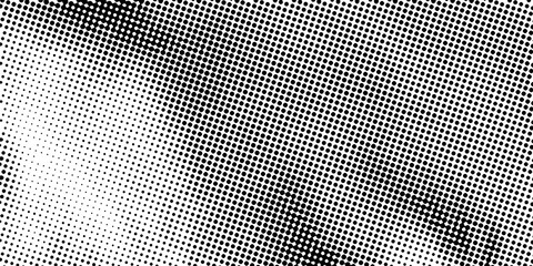  Retro Halftone Dots Texture &ndash; Old Paper Comic Book Look with Grunge Dot Pattern on White Background, Editable Vector for Graphic Design