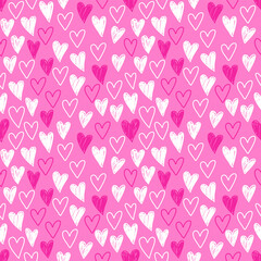 seamless pattern with hearts