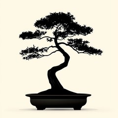 Tranquil Bonsai Tree: Artful Indoor Plant for Zen-inspired Gardening & Nature Decor"
