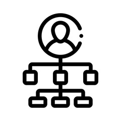 VR headset line icon