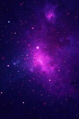 Fototapeta premium Shiny starfield in outer space with stars twinkling against a deep purple background, space, starfield, celestial