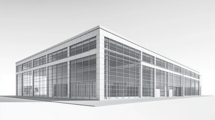 Obraz premium Modern commercial building design