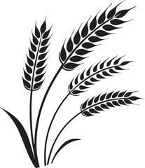 Fototapeta premium Wheat Plant Ears - Vector design illustrator 