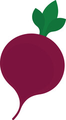 Beetroot icon on white background.