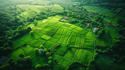 Fototapeta premium vast farmland
