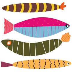 Fototapeta premium Cute Colorful Fish High Resolution