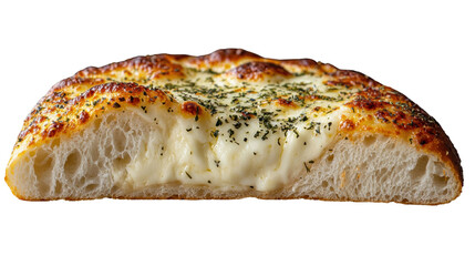 Crispy Cheese Topped Baked Bread Appetizer