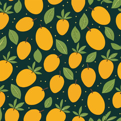 Yellow Mango Love Pattern