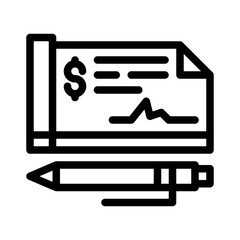 withdrawal line icon