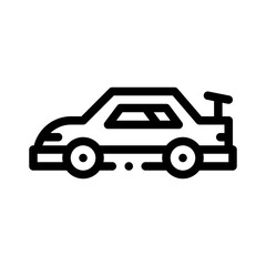 racing car line icon