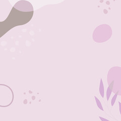 pink background with flowers