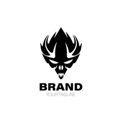 Wendigo Logo. Wendigo Logo Design. Wendigo Logo Brand. Wendigo Logo Vector Design Isolated on White Background