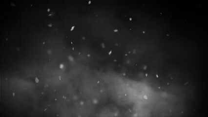 Blurred texture of burn fire with particles embers. Blur flames on isolated black background. Texture overlays for banner,flyer,card .