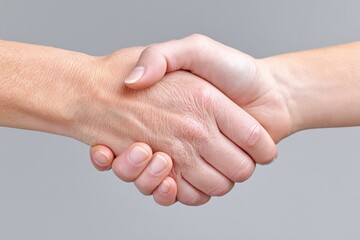A partner supporting the other during a tough time with a reassuring hand
