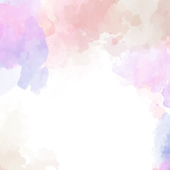 abstract watercolor background with watercolor splashes