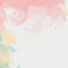 abstract watercolor background with watercolor splashes