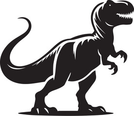 Dinosaur vector silhouette