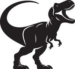 Dinosaur vector silhouette