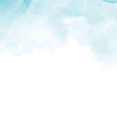 abstract watercolor background with clouds