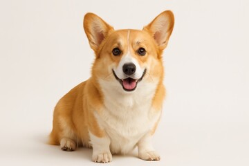 Adorable Corgi Dog Portrait: Cute, Playful, Furry Pet & Wonderful Companion