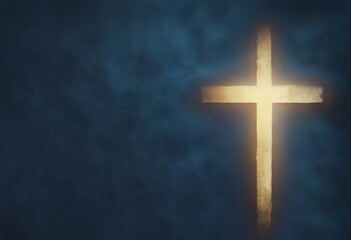 cross textured space painting copy light blue background dark grunge paint dramatic texture worship rough modern contemporary good friday popular canvas drama cruz christian effect art artwork deep