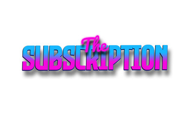 The Subscription plan | Stream Panel Overlay | Retrowave Synthwave Overlay 