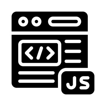 JavaScript glyph icon