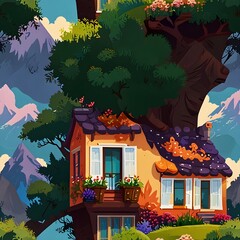 house in the forest