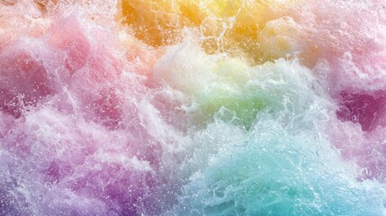 Fototapeta premium Dreamy Abstract Ocean Waves with Subtle Gradient Color Tones