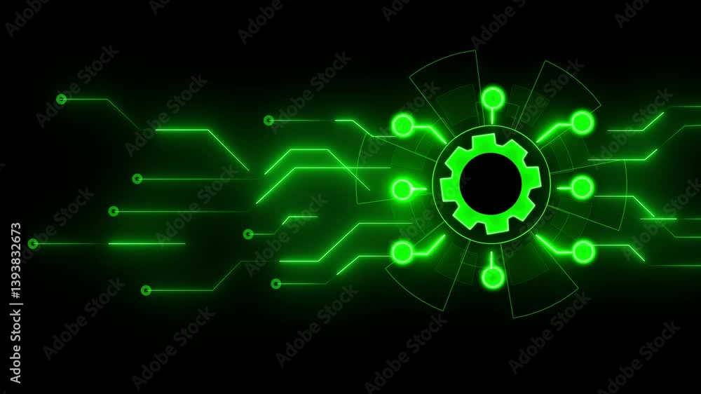 Poster 3d ai artificial intelligence machine learning concept, big data, innovation technology innovation t
