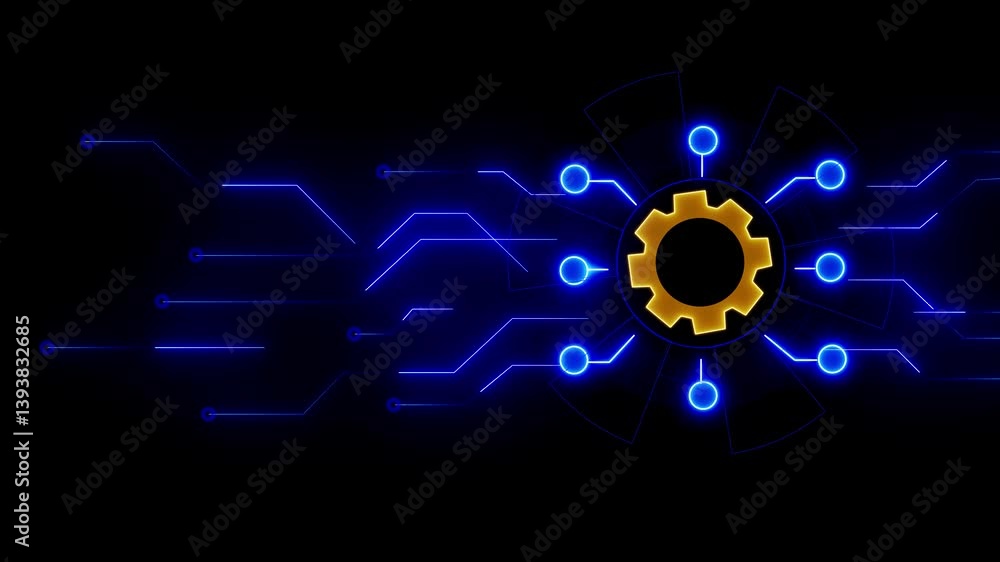 Poster 3d ai artificial intelligence machine learning concept, big data, innovation technology innovation t