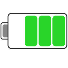 green battery icon