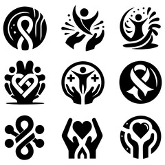 Empower action vector art collection social awareness