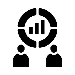 market segment glyph icon