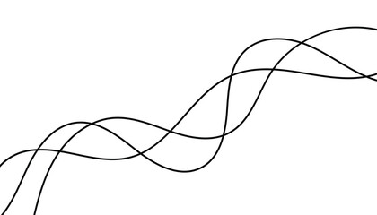 Seamless abstract contour lines flowing in soft wave pattern