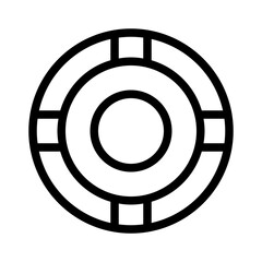 radio button line icon