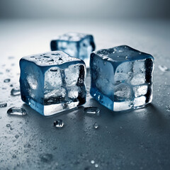 Obraz premium Ice cubes
