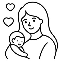 happy mother's day concept  vector illustration