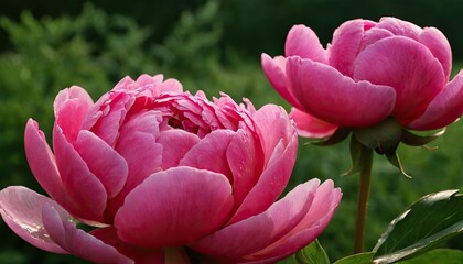 Obraz premium Valentines Day postcard with one pink peony on white background 1