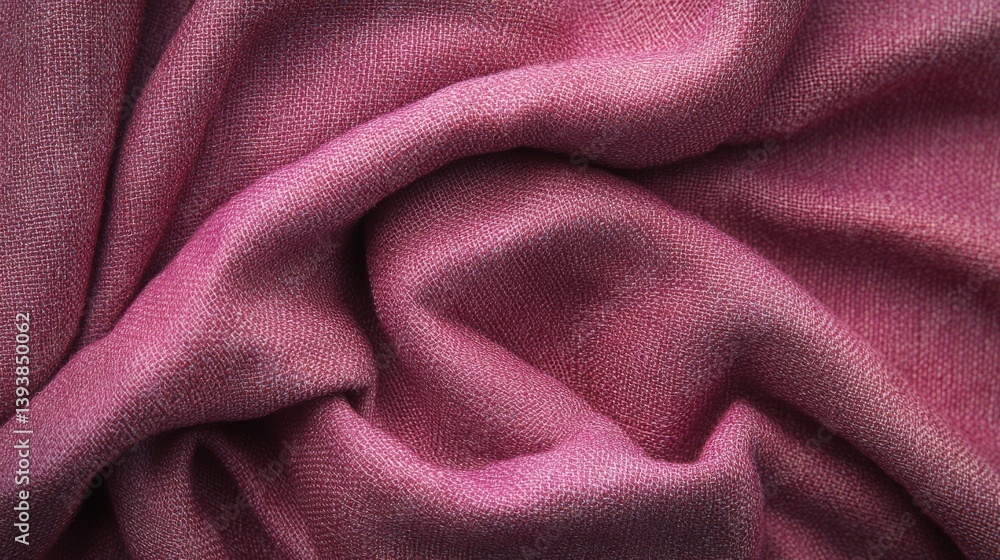 Poster soft and elegant pink silk fabric textured background with subtle wrinkles and smooth drapes