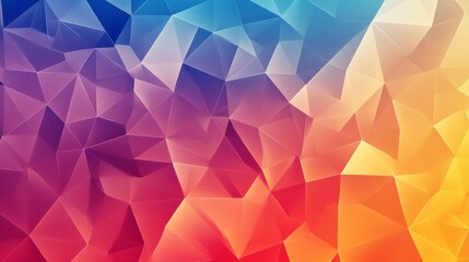 Abstract polygon geometric pattern background with vibrant colors and modern design elements
