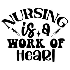 Nurse SVG T-Shirt Design | Nurse SVG Vector File