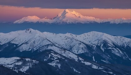 Gorgeous snowy mountain sunrise with cloudy skies,horizon, majestic, morning, adventure, nature, outdoors, sky, snow, mountain, travel, 2