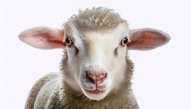Close-up of an adorable sheep